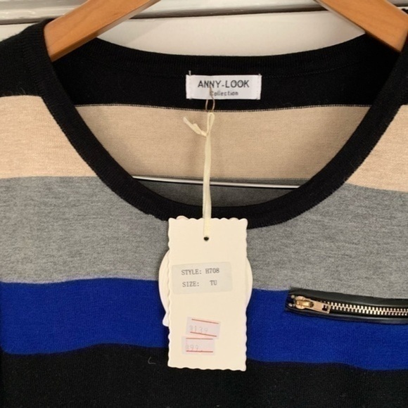 Anny- Look Multicolored Sweatshirt Large - Picture 3 of 6